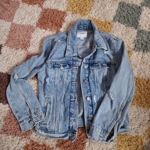 Distressed Denim Jacket